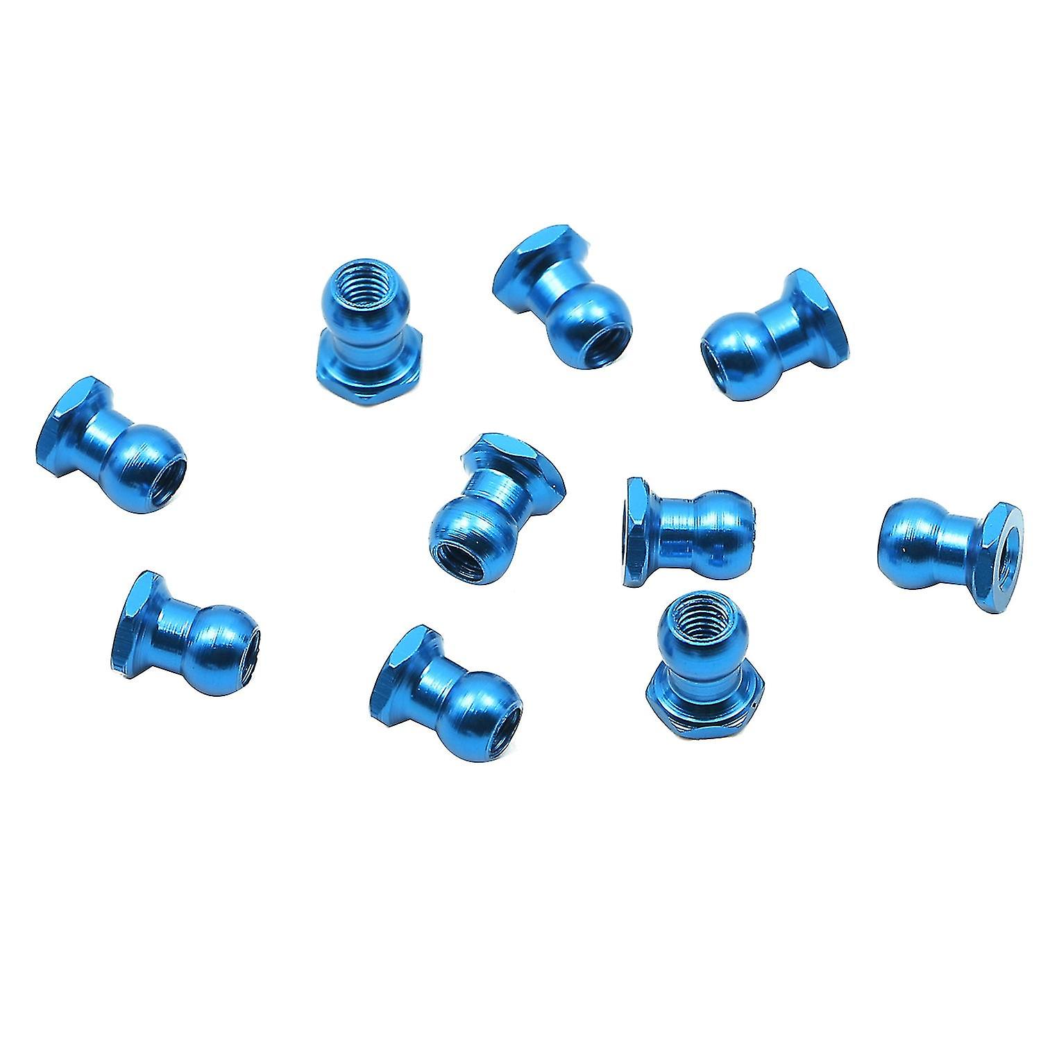 Lock Nut Blue Locknuts X 10pc Spare Parts For Mini 4wd Car Model