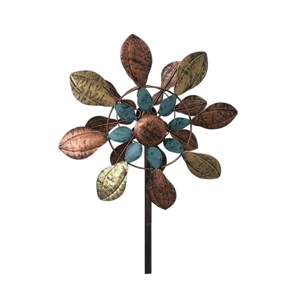 Evergreen Enterprises Kinetic Stake Metallic Leaf