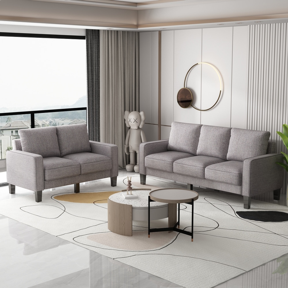 Modern 2+3 Sofa Sets with Removable Storage Couch for Living Room