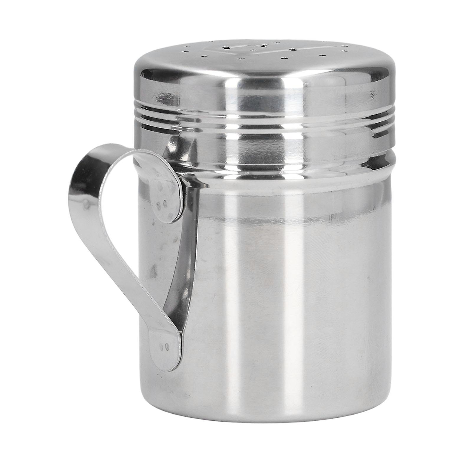 Spice Dispenser Compact Structure Convenient Handle Rust Proof Stainless Steel Dredges For Household Barbecue Travelingp Shape