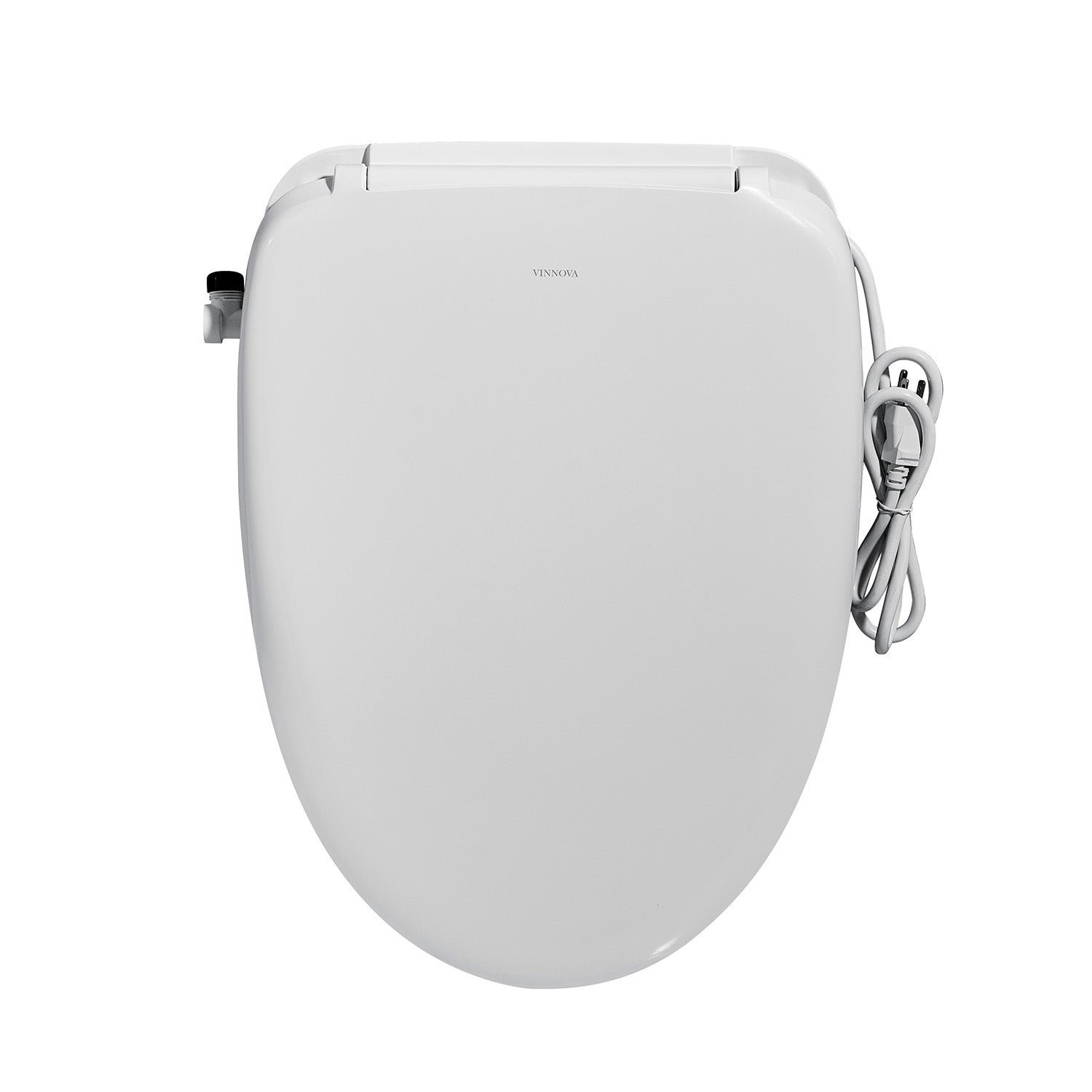 Vinnova Teramo Smart Bidet Toilet Seat in White w/ Remote Control & Nightlight