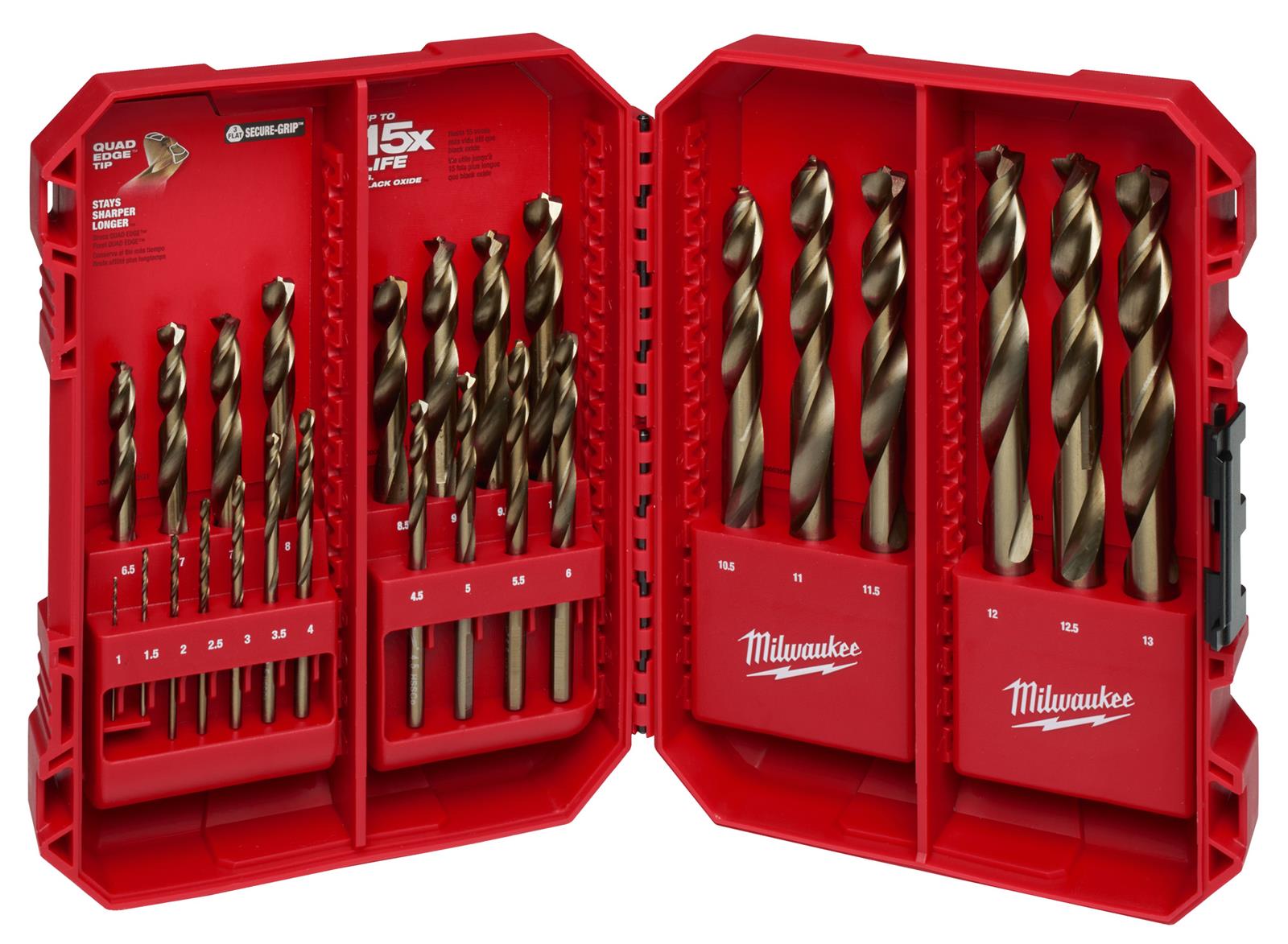 Milwaukee Tool 48-89-2531 Milwaukee RED HELIX Cobalt Drill Bits