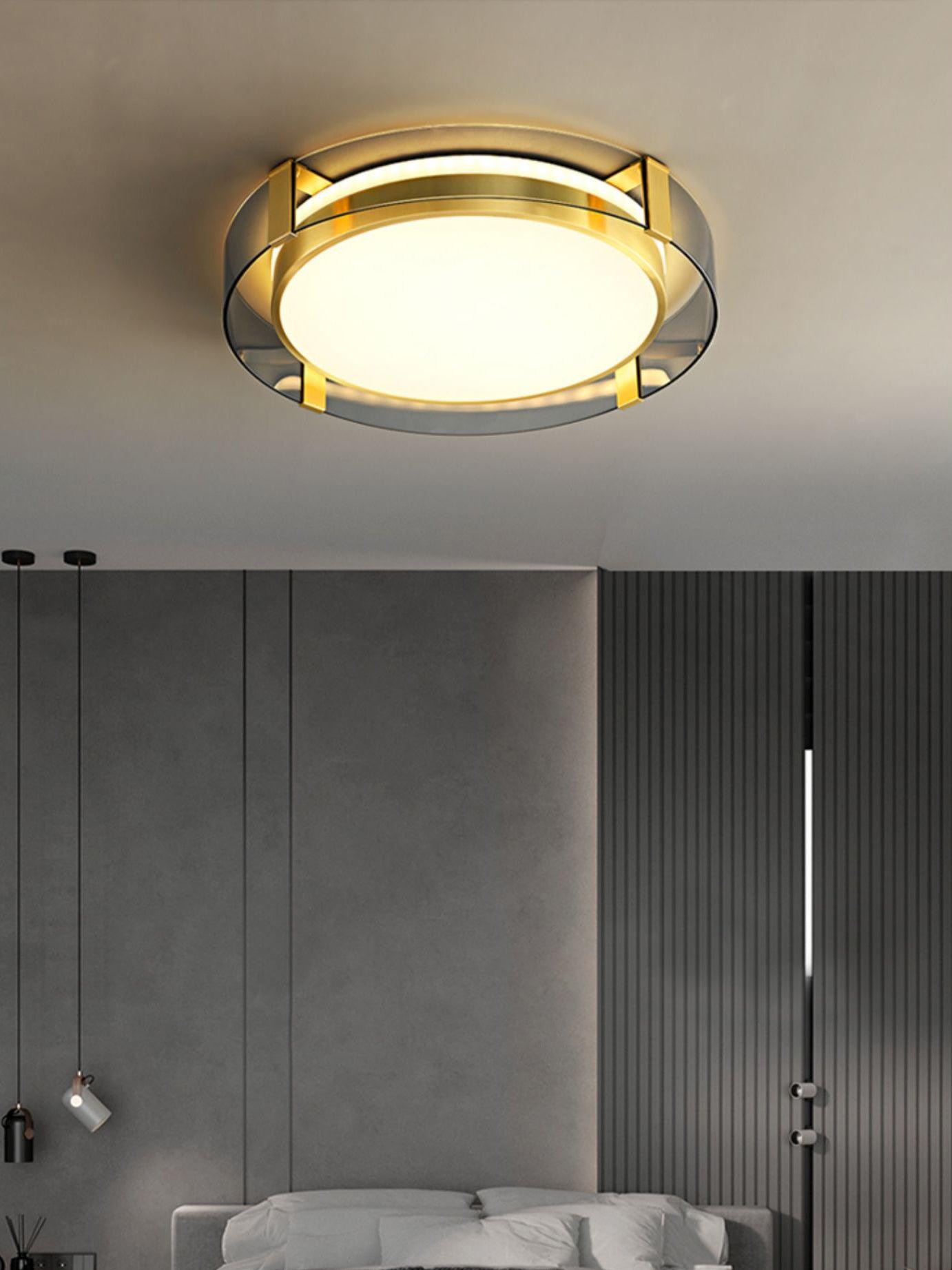 Round Low Profile Ceiling Light