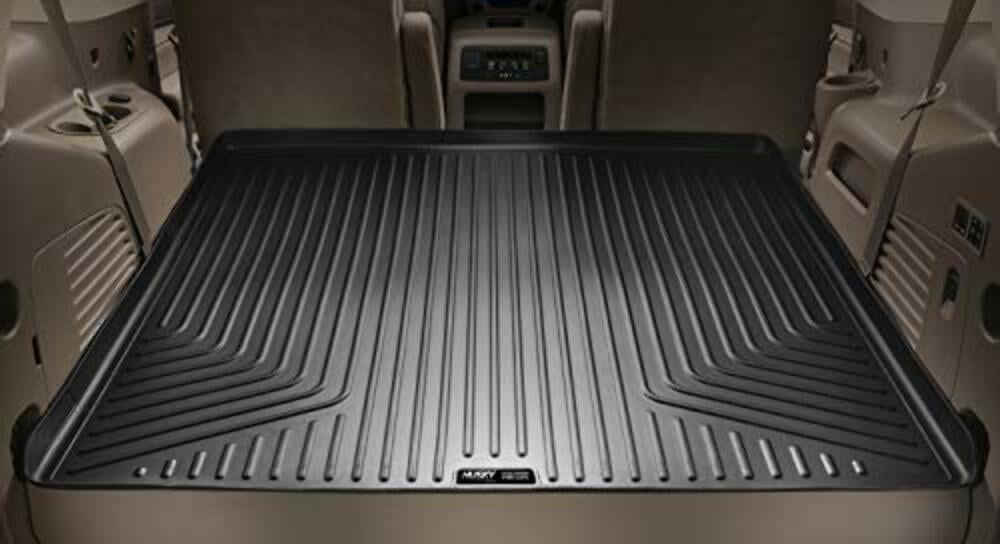 Husky Liners Weatherbeater Series Cargo Liner Black Fits 18-21 Jeep Wrangler; 4 Door Only; Cloth Seats Wrangler does not have subwoofer