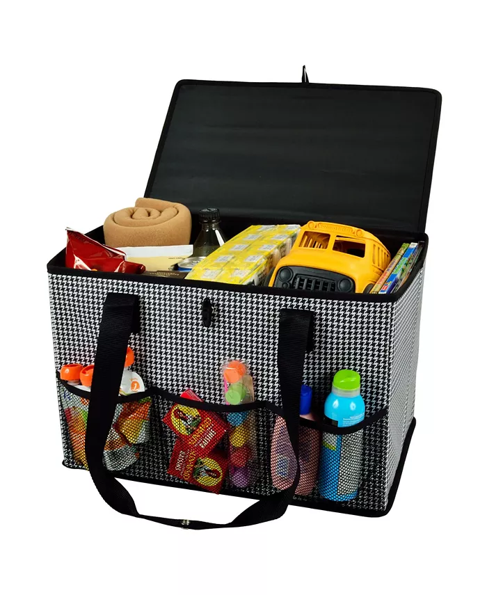 Picnic At Ascot Collapsible Storage Container Organizer with Lid - Home or Auto