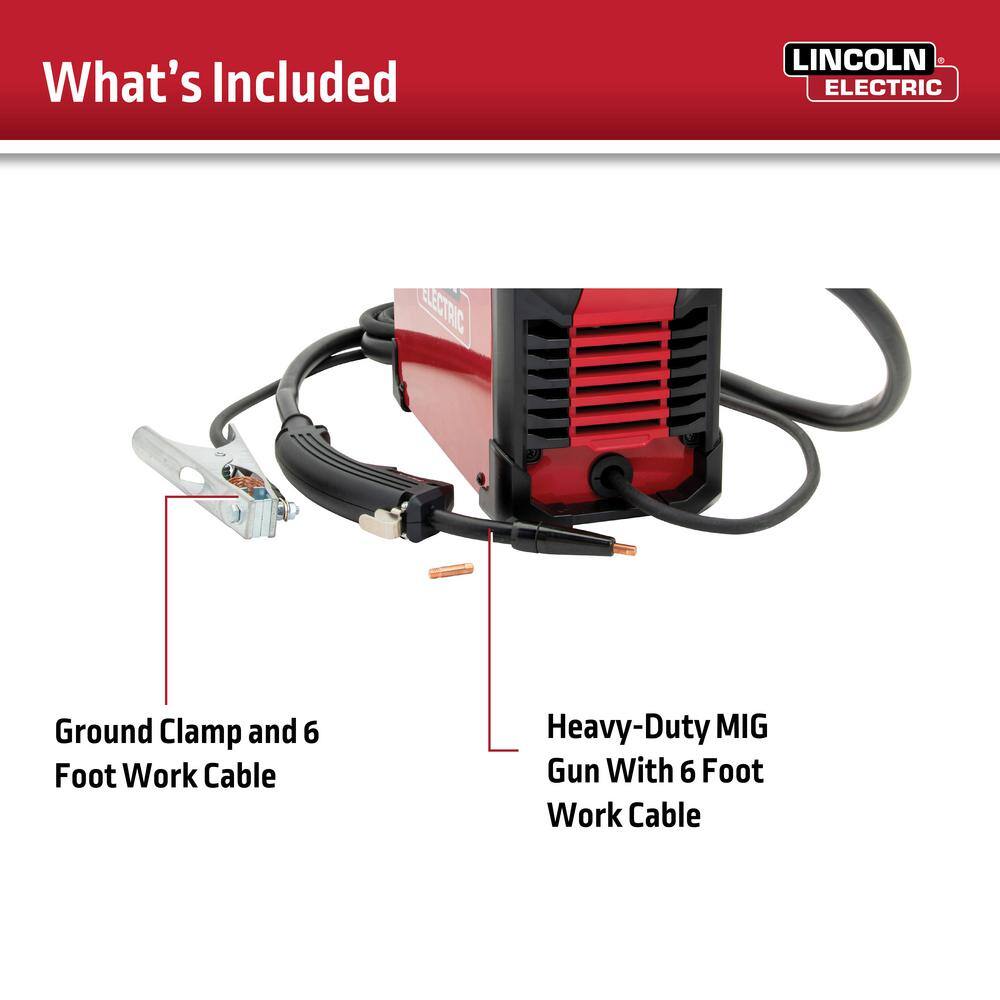 Lincoln Electric WELD-PAK 90i FC Flux-Cored Wire Feeder Welder (No Gas) K5255-1