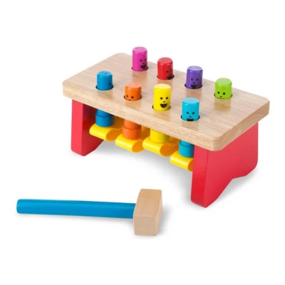 Melissa and Doug Deluxe Pounding Bench Toddler Toy