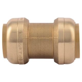 SharkBite 1 in. Push-to-Connect Brass Coupling Fitting U020LFA