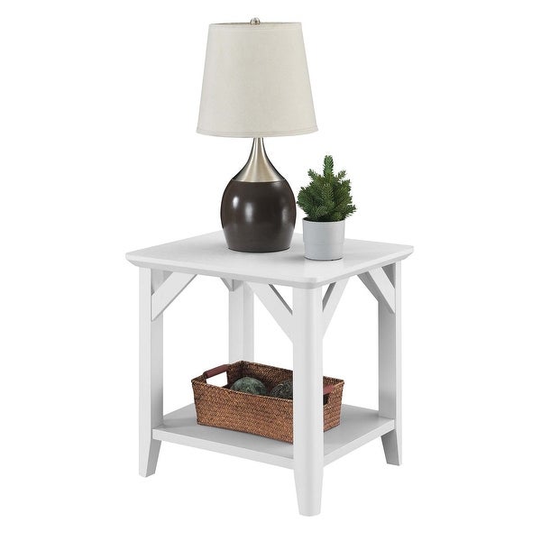 The Gray Barn West End Table with Shelf