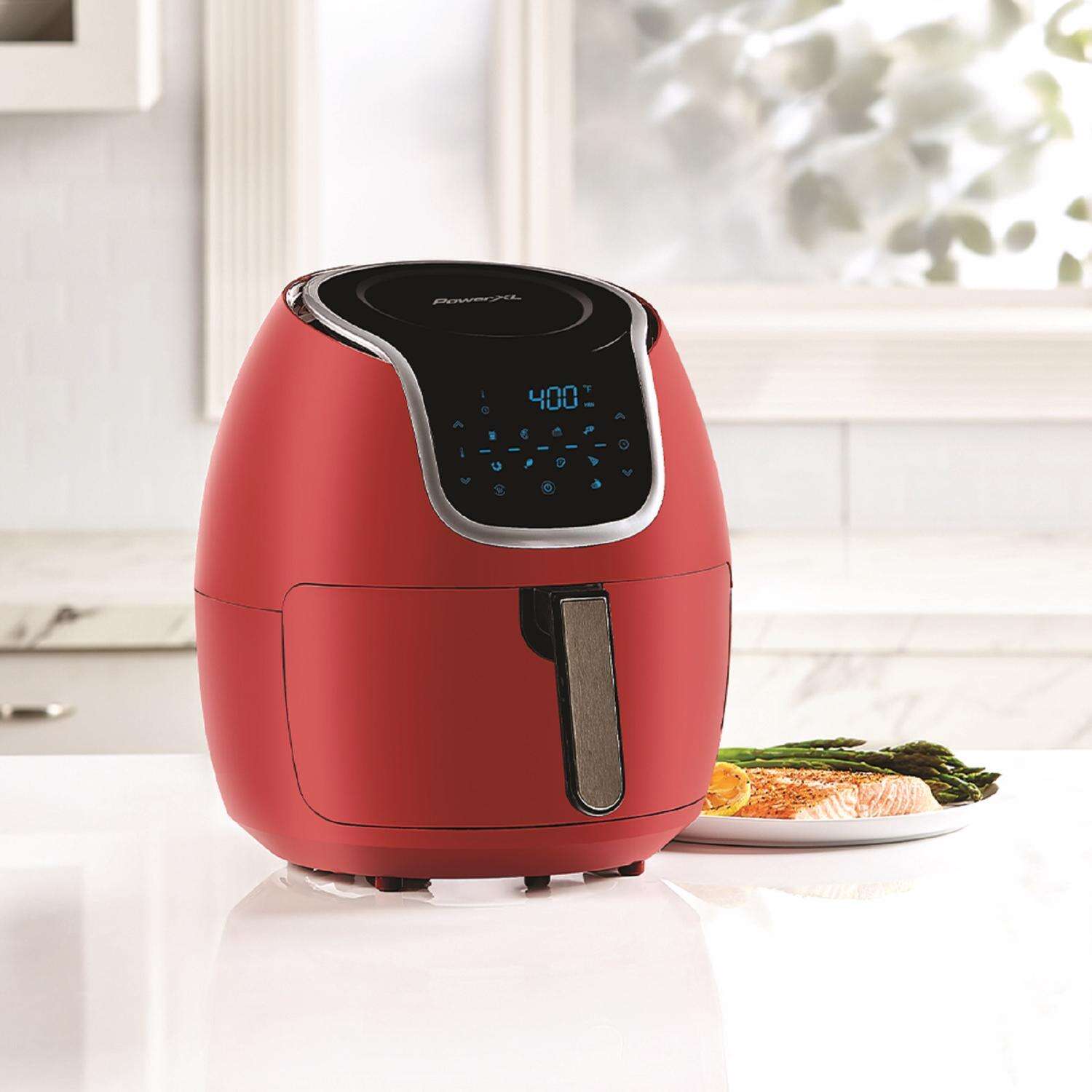 PowerXL Vortex Red 7 qt Programmable Air Fryer