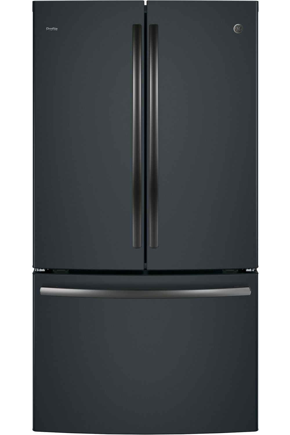 GE Profile ENERGY STAR 23.1 Cu. Ft. Black Slate Counter-Depth French-Door Refrigerator