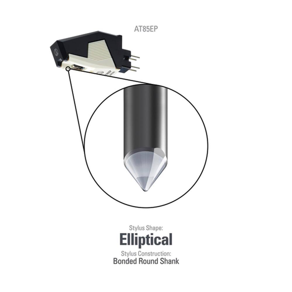 Audio-Technica P-Mount Turntable Elliptical Cartridge AT85EP