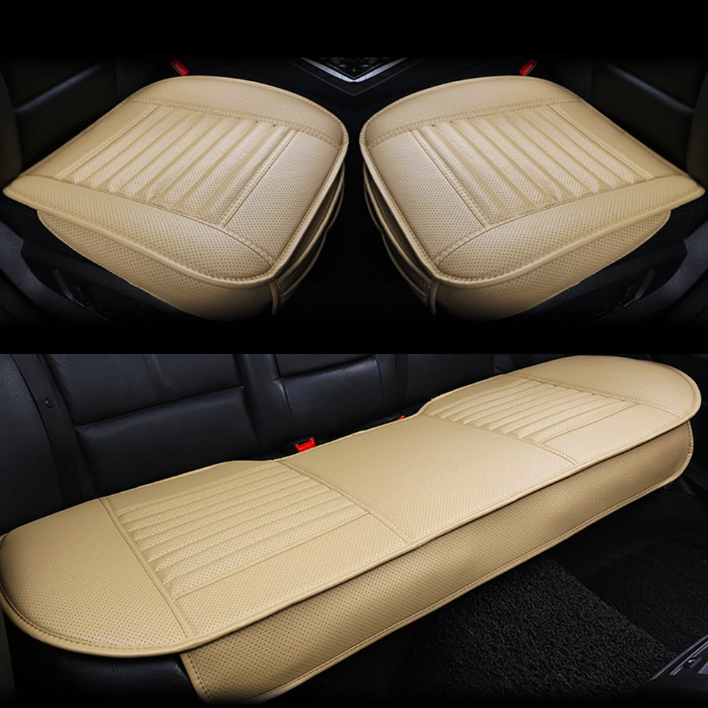 ROULENS Universal 5D PU Leather Car Seat Cover Pad Breathable Seat Cushion Car Accessories