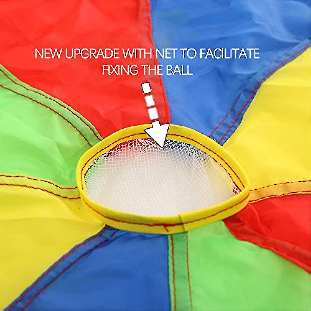 Kids Play Parachute  Rainbow Parachute  Parachute Game For Kids  Kids Parachute  Parachute Game Play Tents Game Picnic Blanket Mat Outdoor With Handle