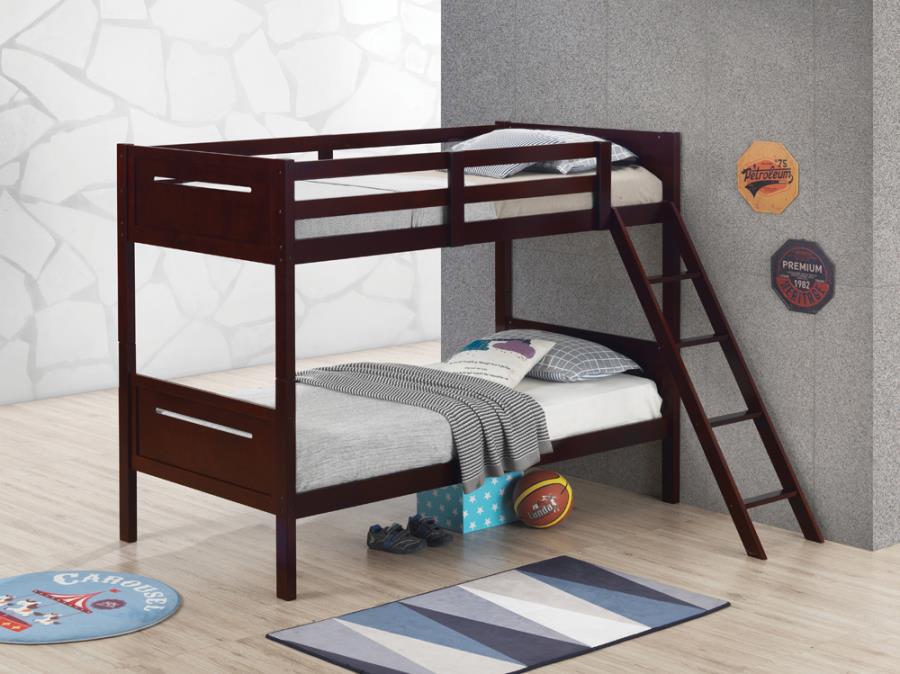 Littleton Twin/Full Bunk Bed With Ladder