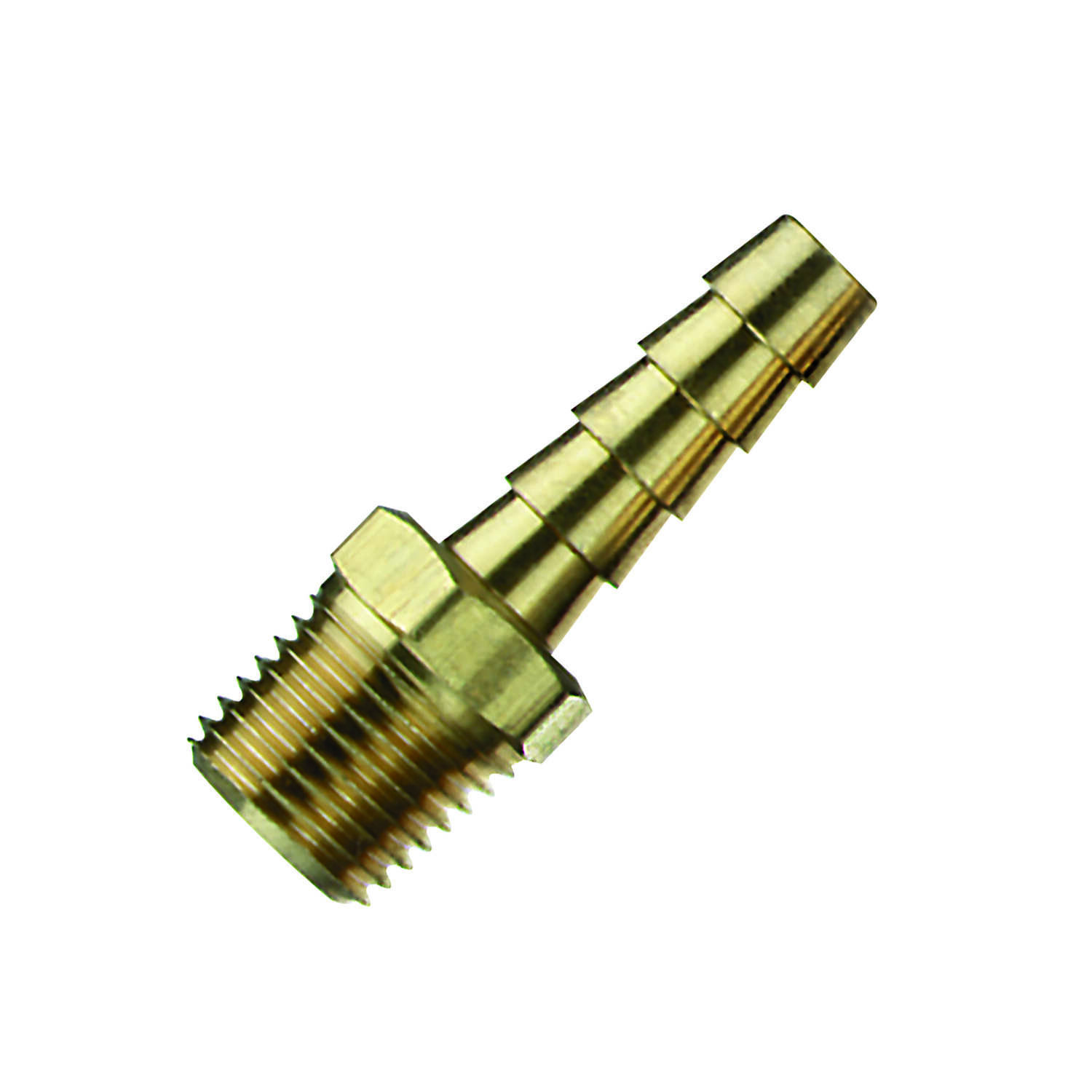 Tru-Flate Brass Barb Hose Fitting 3/8 Male 1 pc