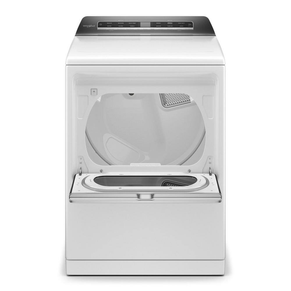 Whirlpool 7.4 cu. ft. White Electric Dryer with Steam and Advanced Moisture Sensing Technology ENERGY STAR WED8127LW