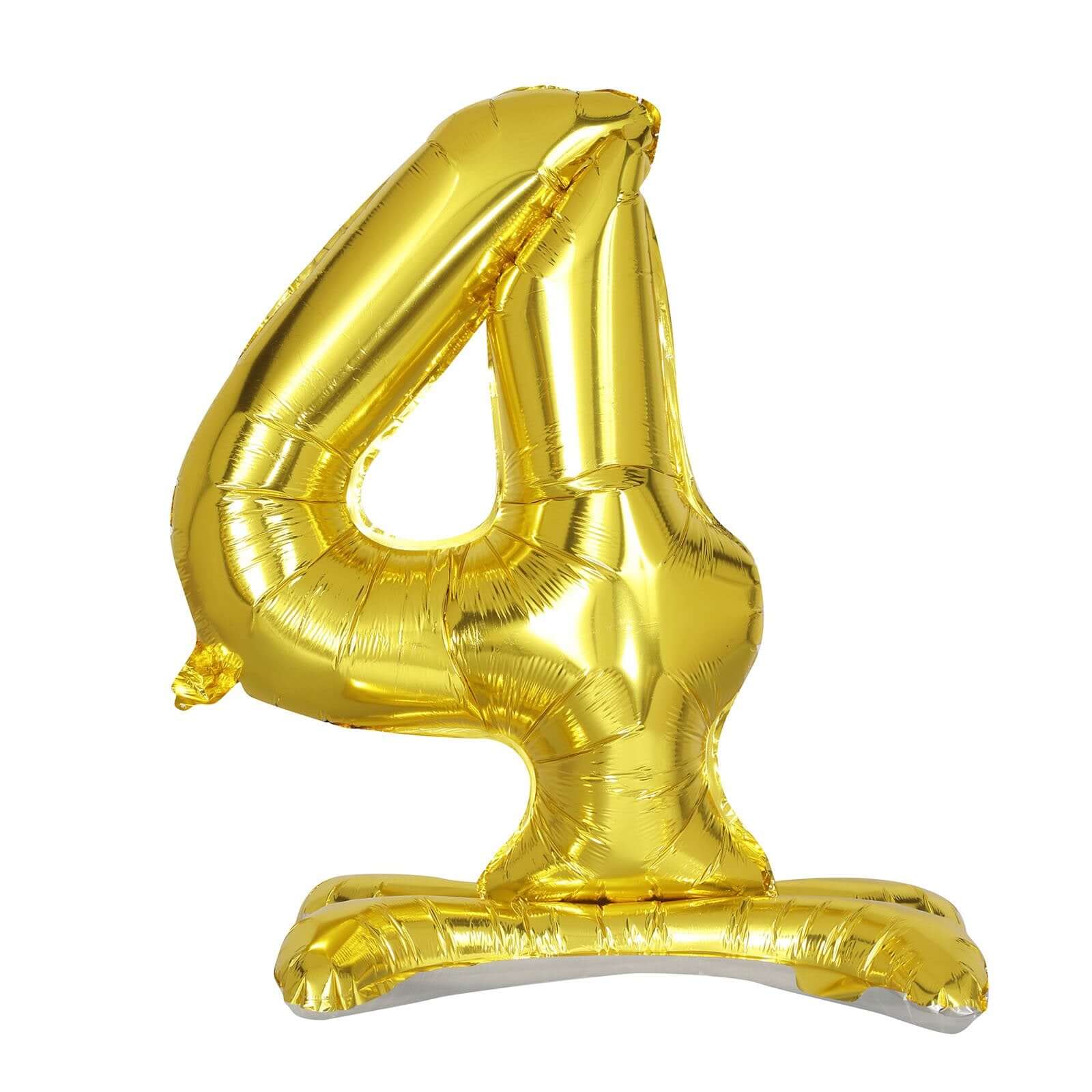 Gold Self Standing Helium/Air Mylar Foil Letter and Number Balloons 27