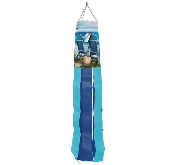 Briarwood Lane Summer Seaside Escape Windsock Wind Twister 40x6