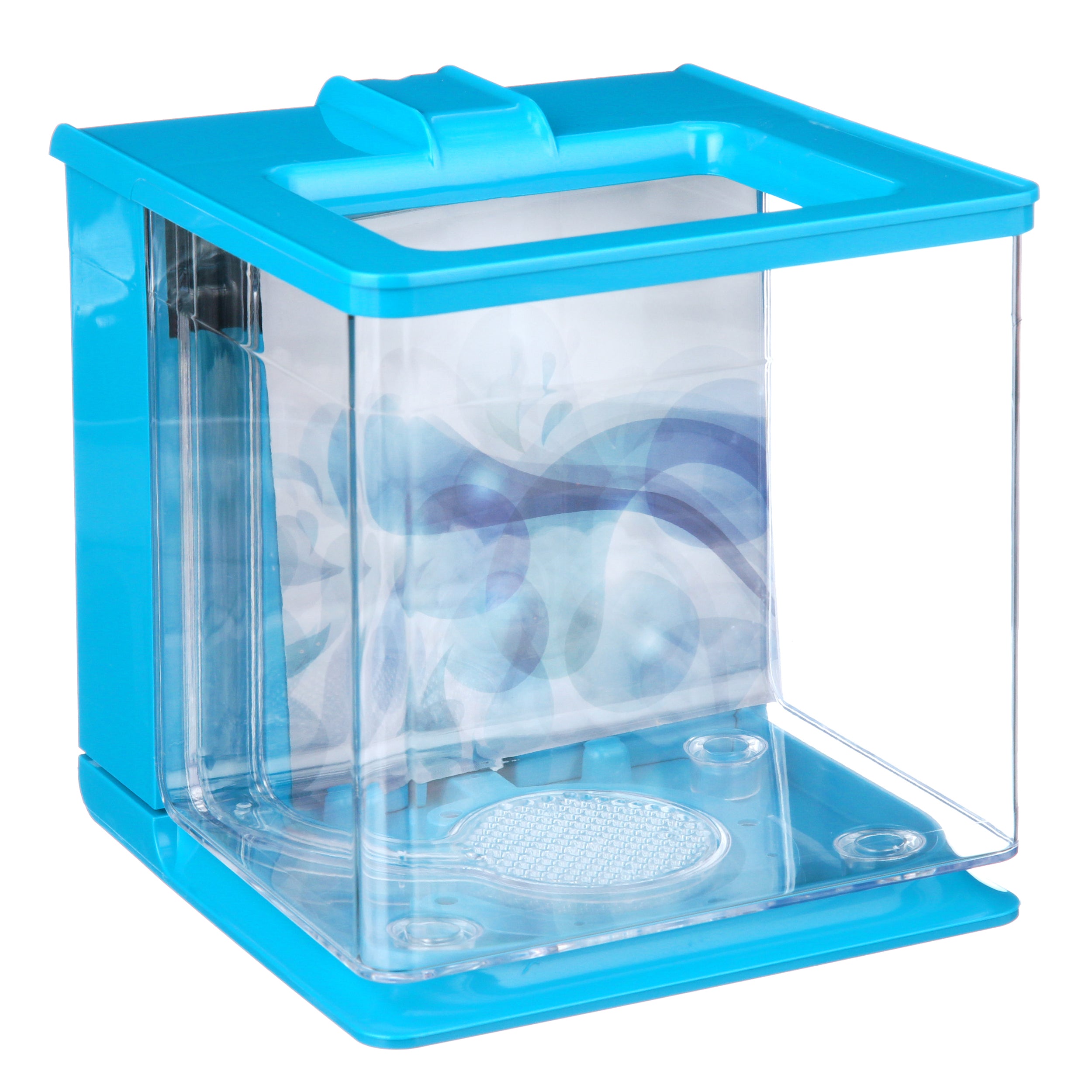 Marina Betta EZ Care 0.7-Gallon Aquarium Starter Kit， Blue