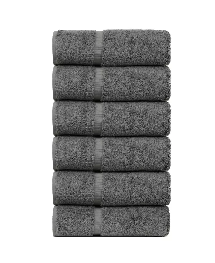 BC Bare Cotton Luxury Hotel Spa Towel Turkish Cotton Hand Towels Set of 6