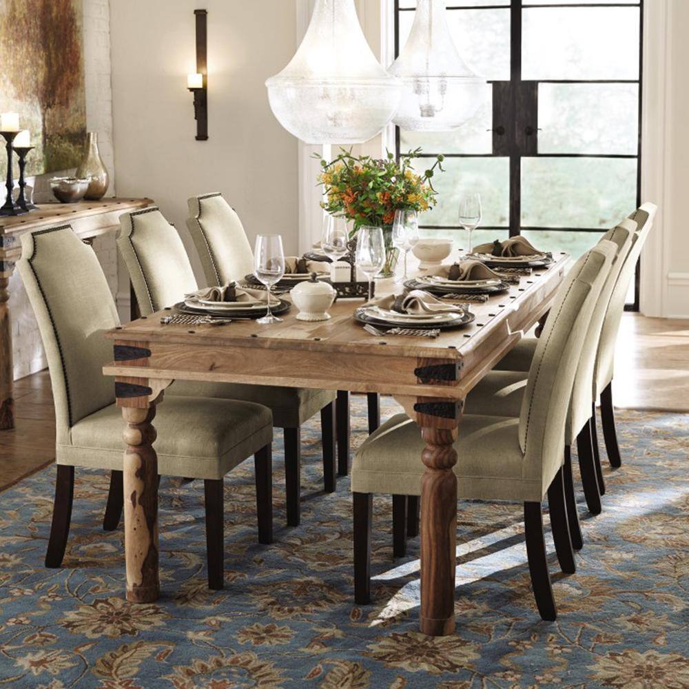 Home Decorators Collection Fields Weathered Brown Dining Table 9690500820