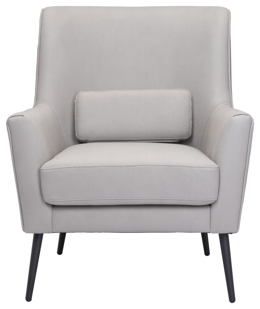 Ontario Accent Chair Gray   Midcentury   Armchairs And Accent Chairs   by Furniture East Inc.  Houzz