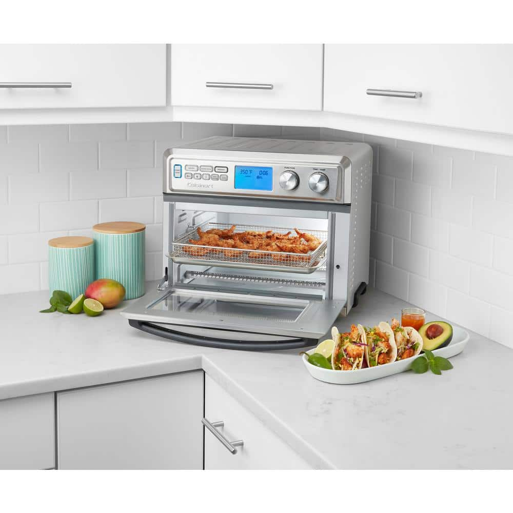 Cuisinart 1800 W 9-Slice Stainless Steel Large Toaster Oven Air Fryer TOA-95