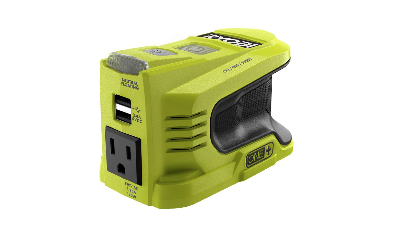 RYOBI RYi150BG 150-Watt Power Inverter for ONE+ 18V Battery (Tool Only)