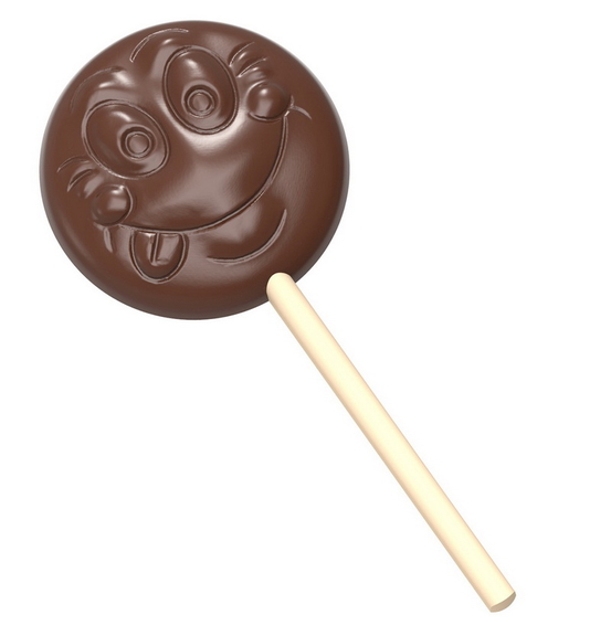 Chocolate World CW1623 Chocolate mould lolly smile...