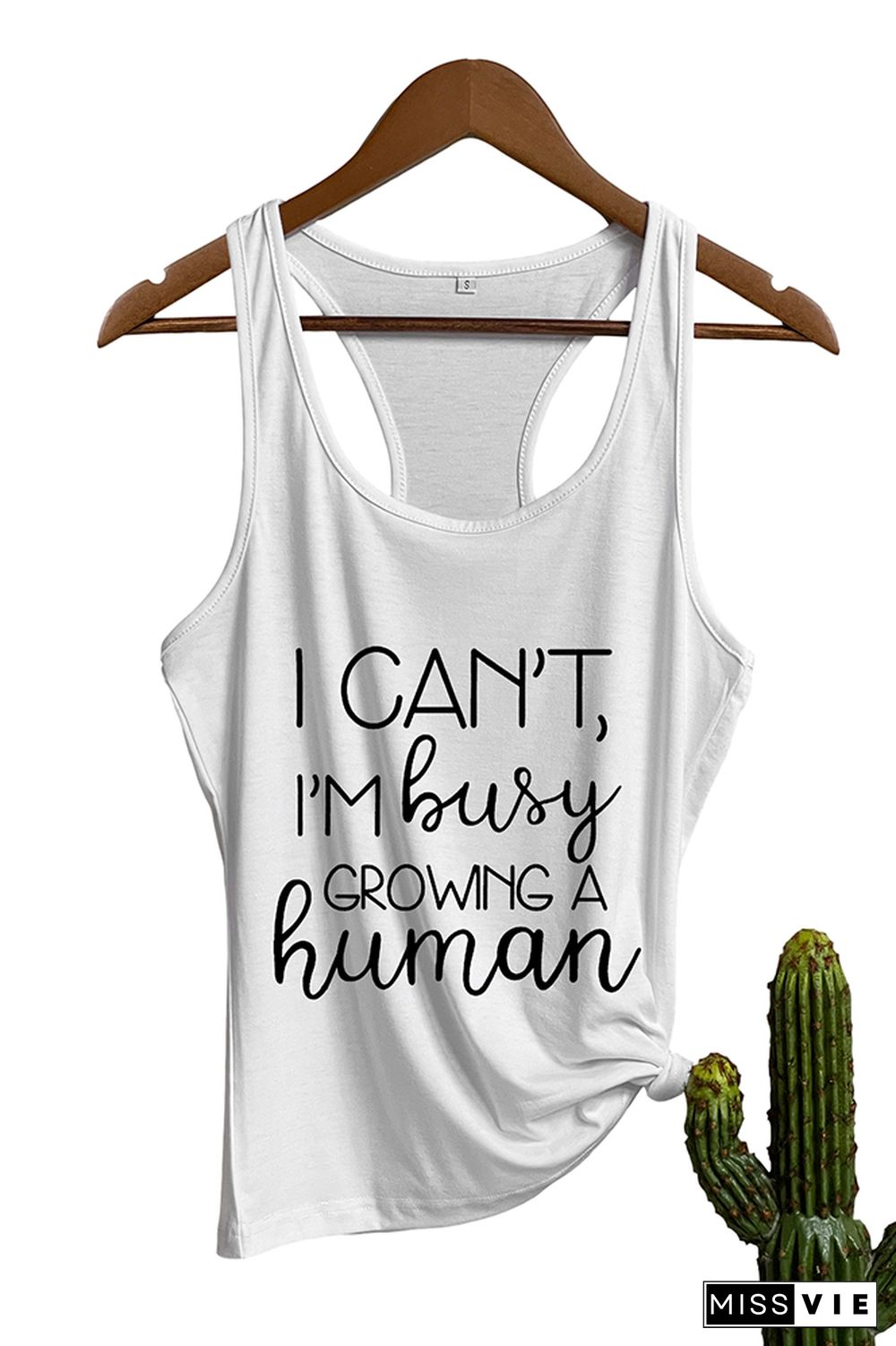 I Can't Busy Growing A Human Shirt | Funny Pregnancy, Cute Maternity Sleeveless Tank Top Wholesale