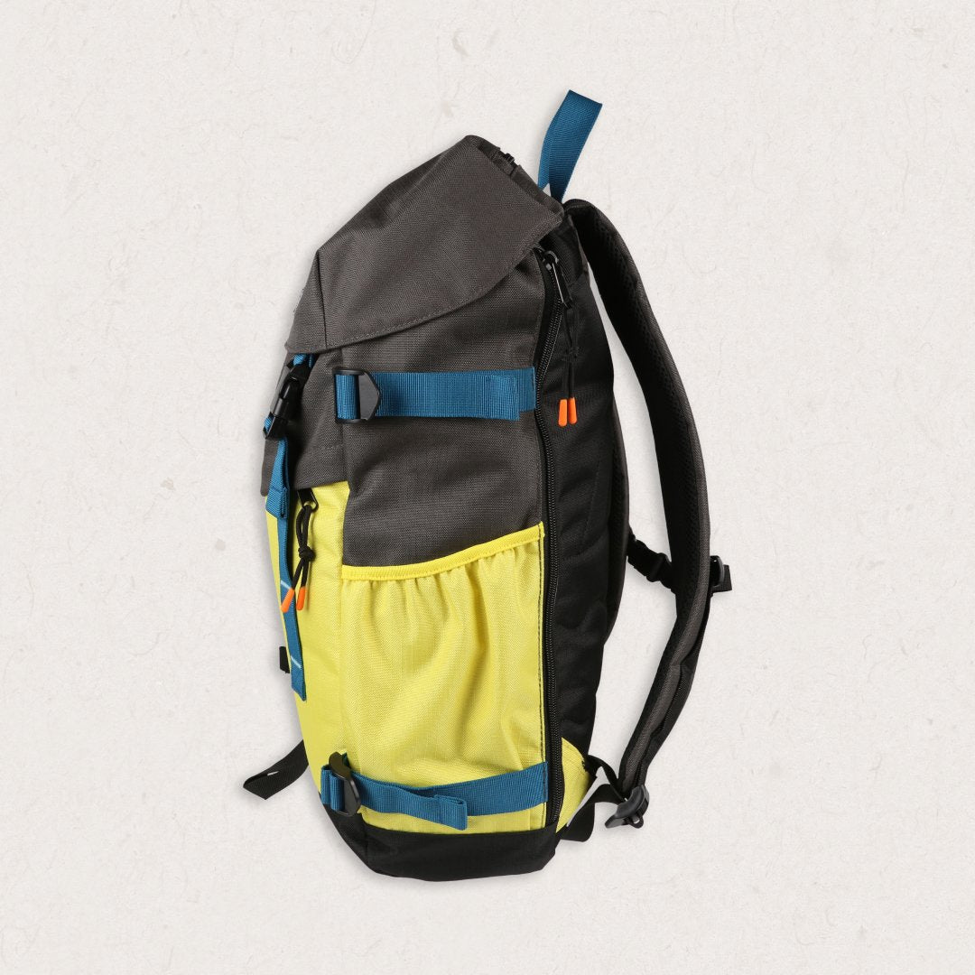 Boondocker Recycled 26L Backpack - Grey Olive/Sheen Yellow