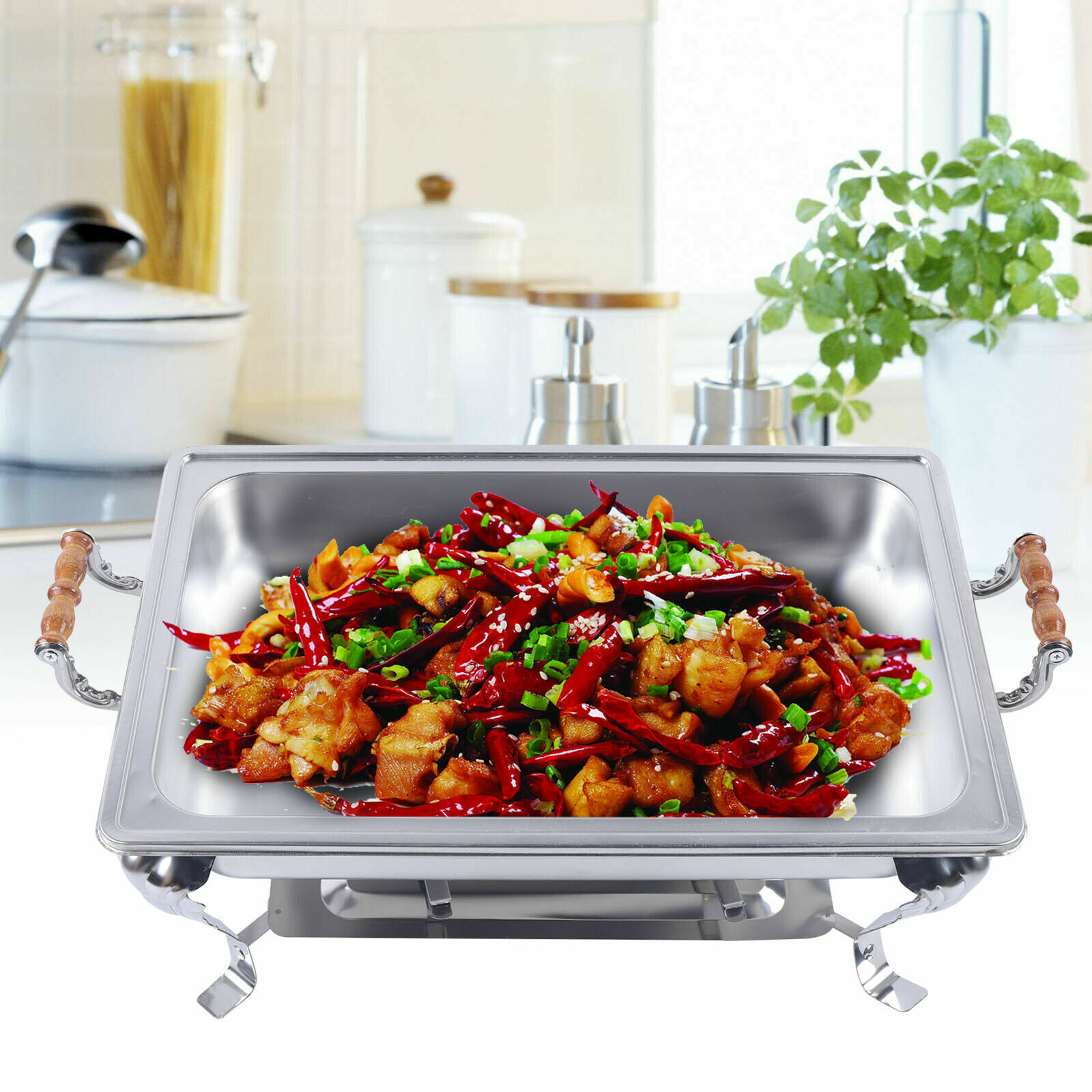 TFCFL Buffet Party Food Warmer Catering Chafer Chafing Dish Set Stainless