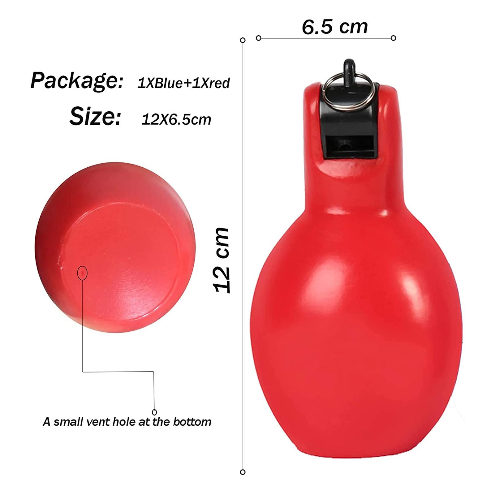 Lightweight Hand Squeeze Whistle， Outdoor Equipment Loud Sound Sports PVC Gift for Hiking Emergency Physical Education Games ，