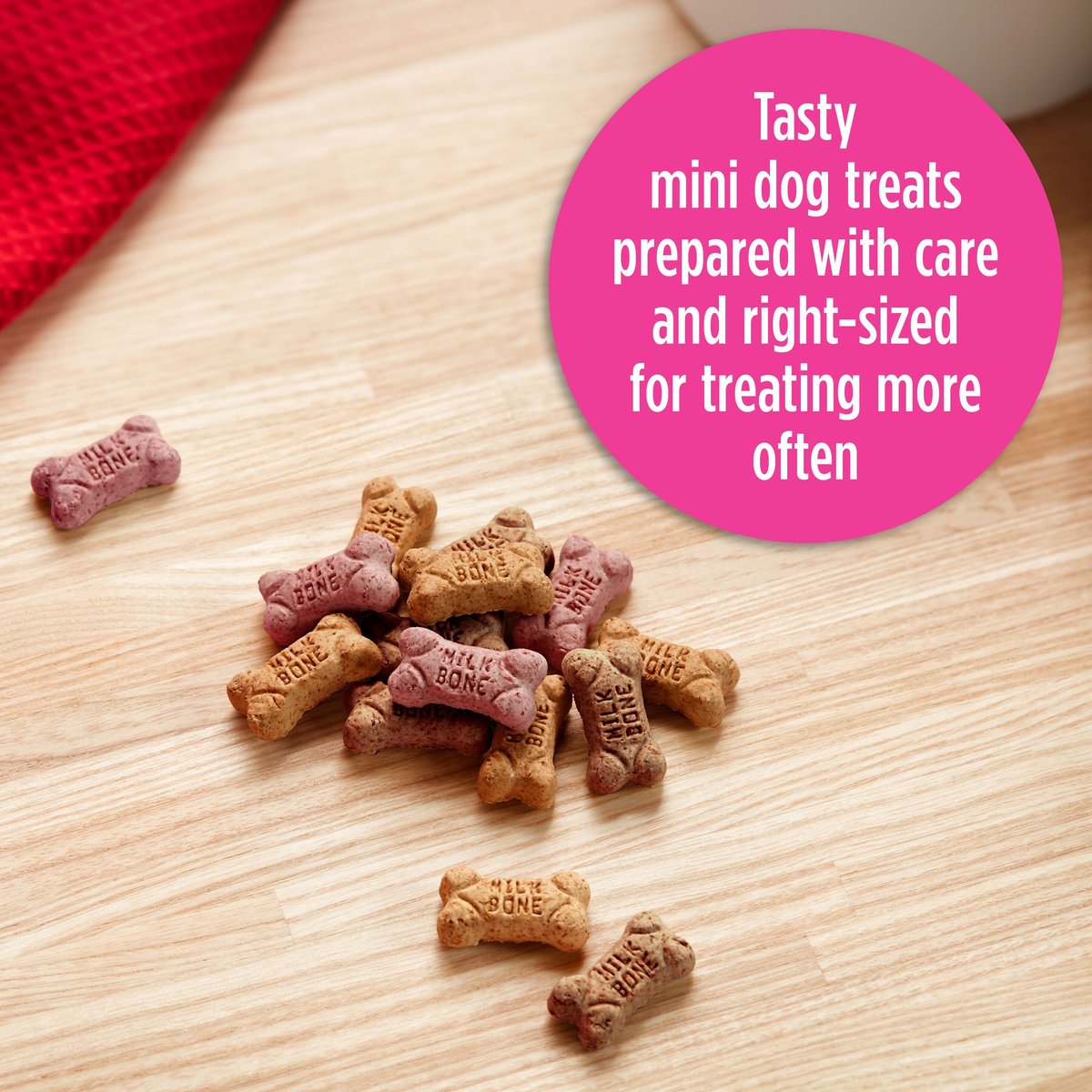 Milk-Bone Mini's Flavor Snacks Beef， Chicken and Bacon Flavored Biscuit Dog Treats