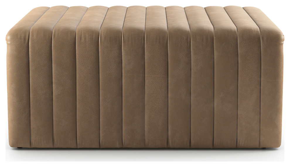 Augustine Ottoman   Transitional   Footstools And Ottomans   by Four Hands  Houzz