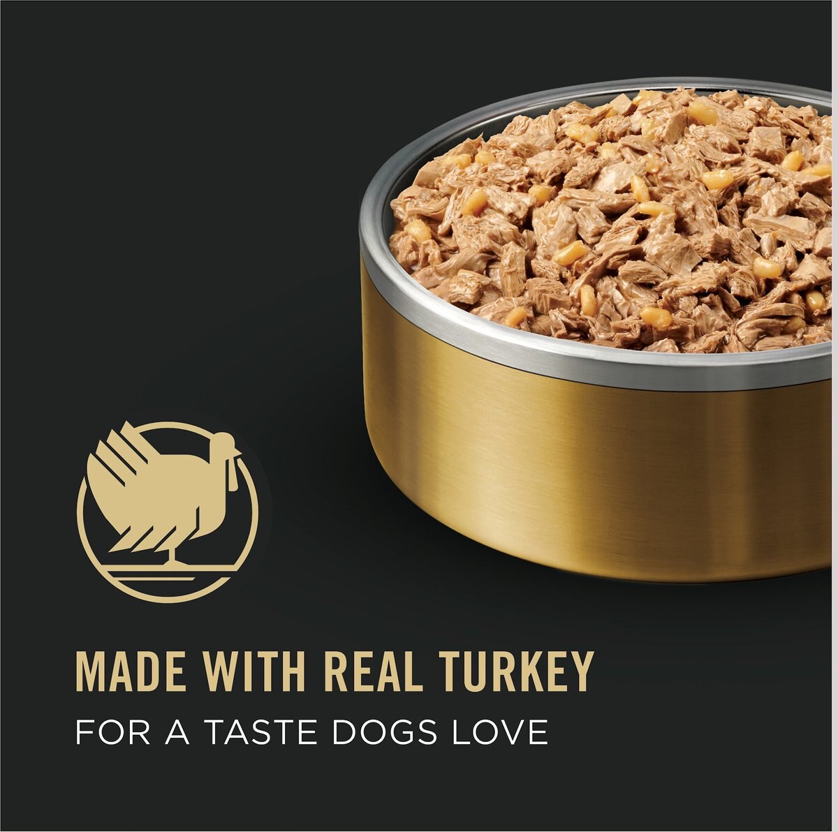 Purina Pro Plan Bright Mind Senior Adult 7+ Turkey and Brown Rice Entree Wet Dog Food