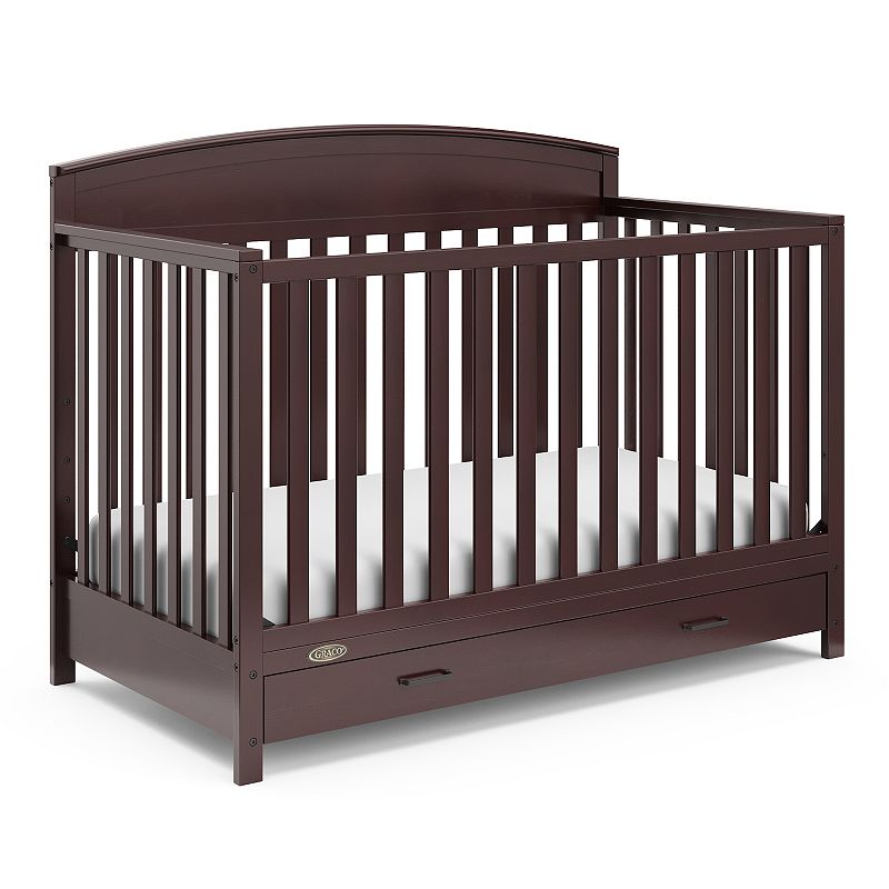 Graco Benton 5-in-1 Convertible Crib with Drawer - Espresso