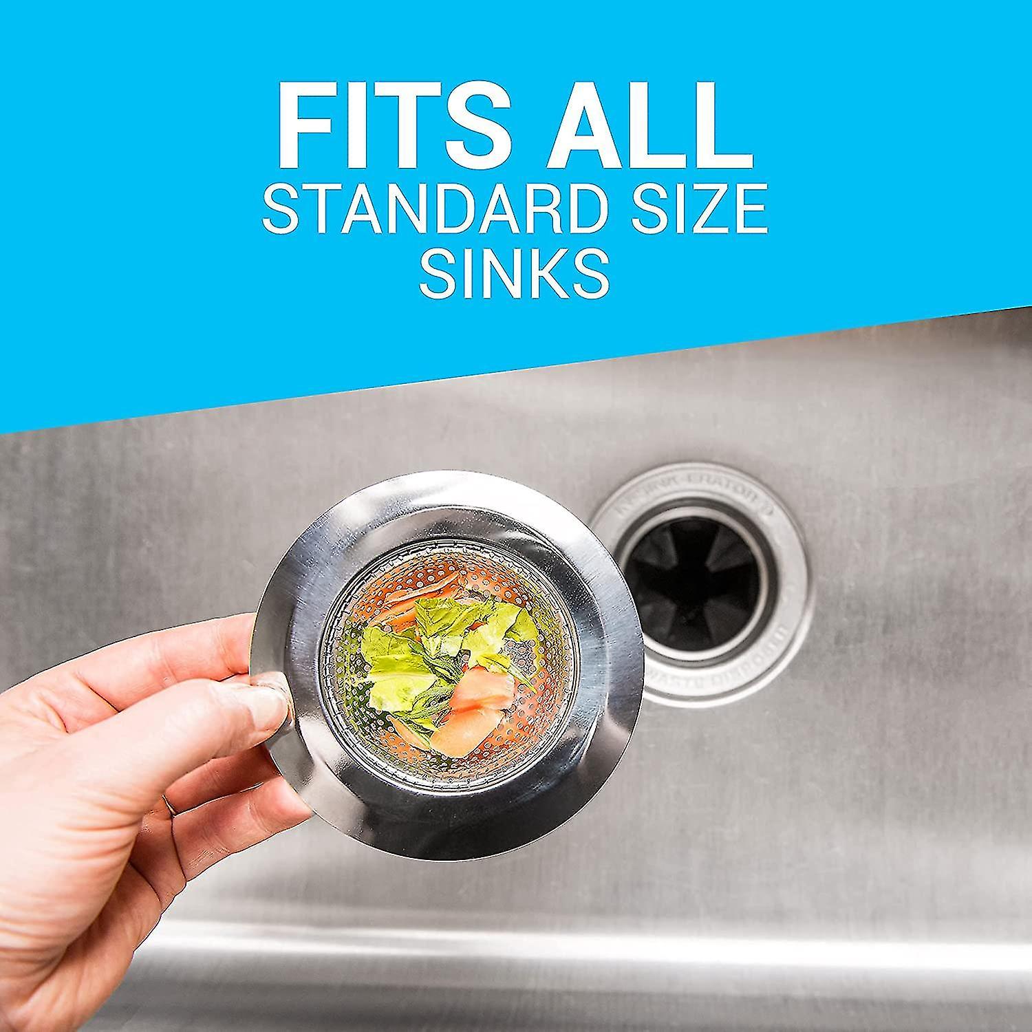 2pcs Kitchen Sink Filter， 4.5 Inches In Diameter (approximately 11.4 Cm)， Wide Sides