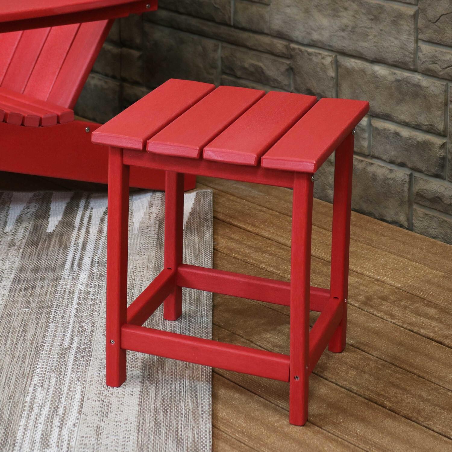 Ultimate Patio 14 3/4-Inch Square All-Weather Outdoor Side Table