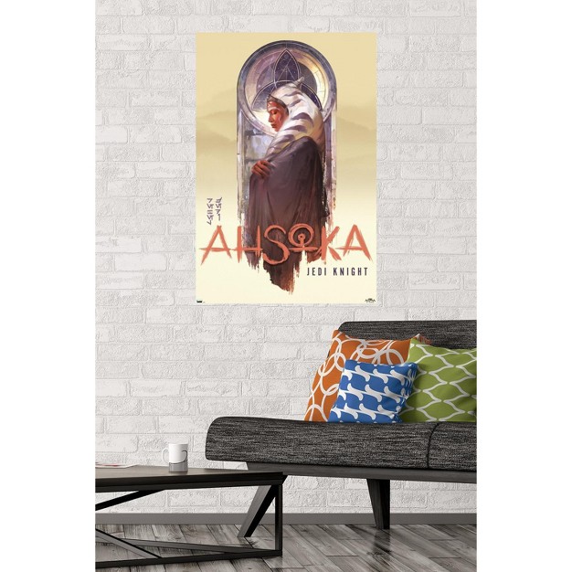 Trends International Star Wars Ahsoka Jedi Knight Unframed Wall Poster Prints