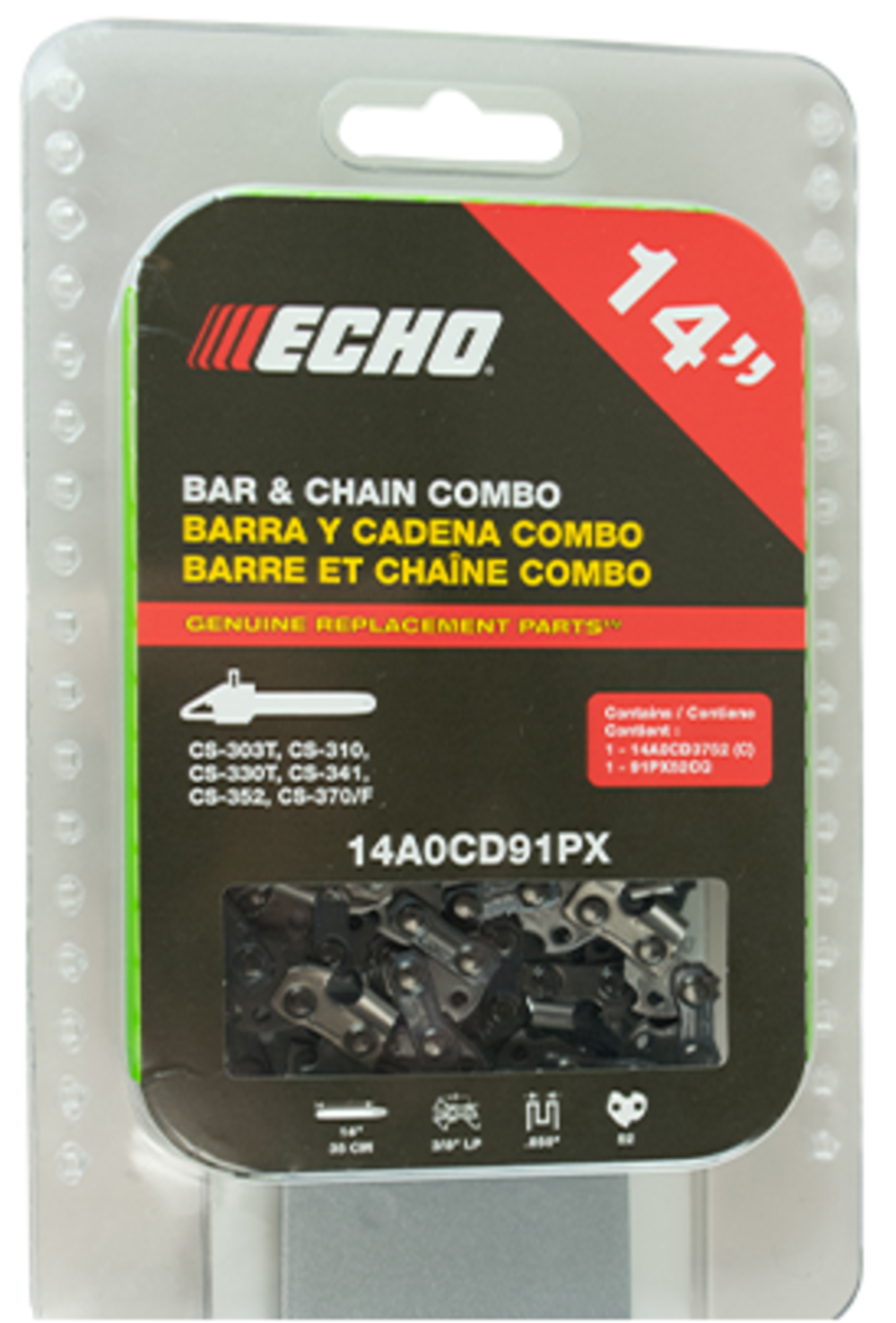 Echo Bar and Chain Combo Pack 14