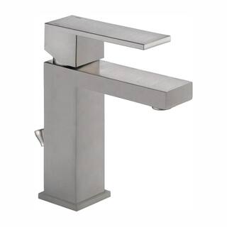 Delta Modern Single Hole Single-Handle Bathroom Faucet in Stainless 567LF-SSPP