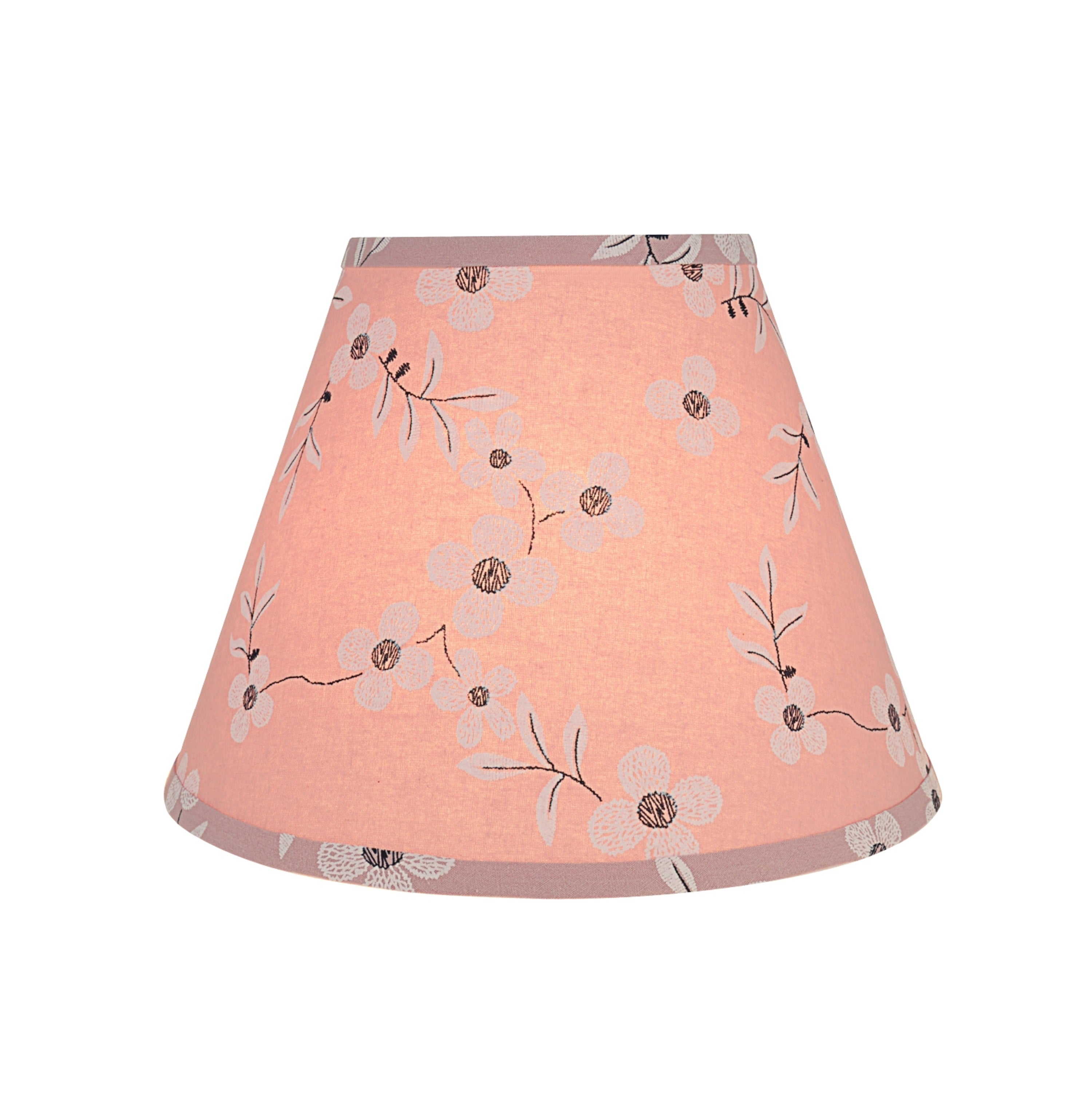 Aspen Creative 32633 Transitional Hardback Empire Shaped Spider Construction Lamp Shade in Pink， 12