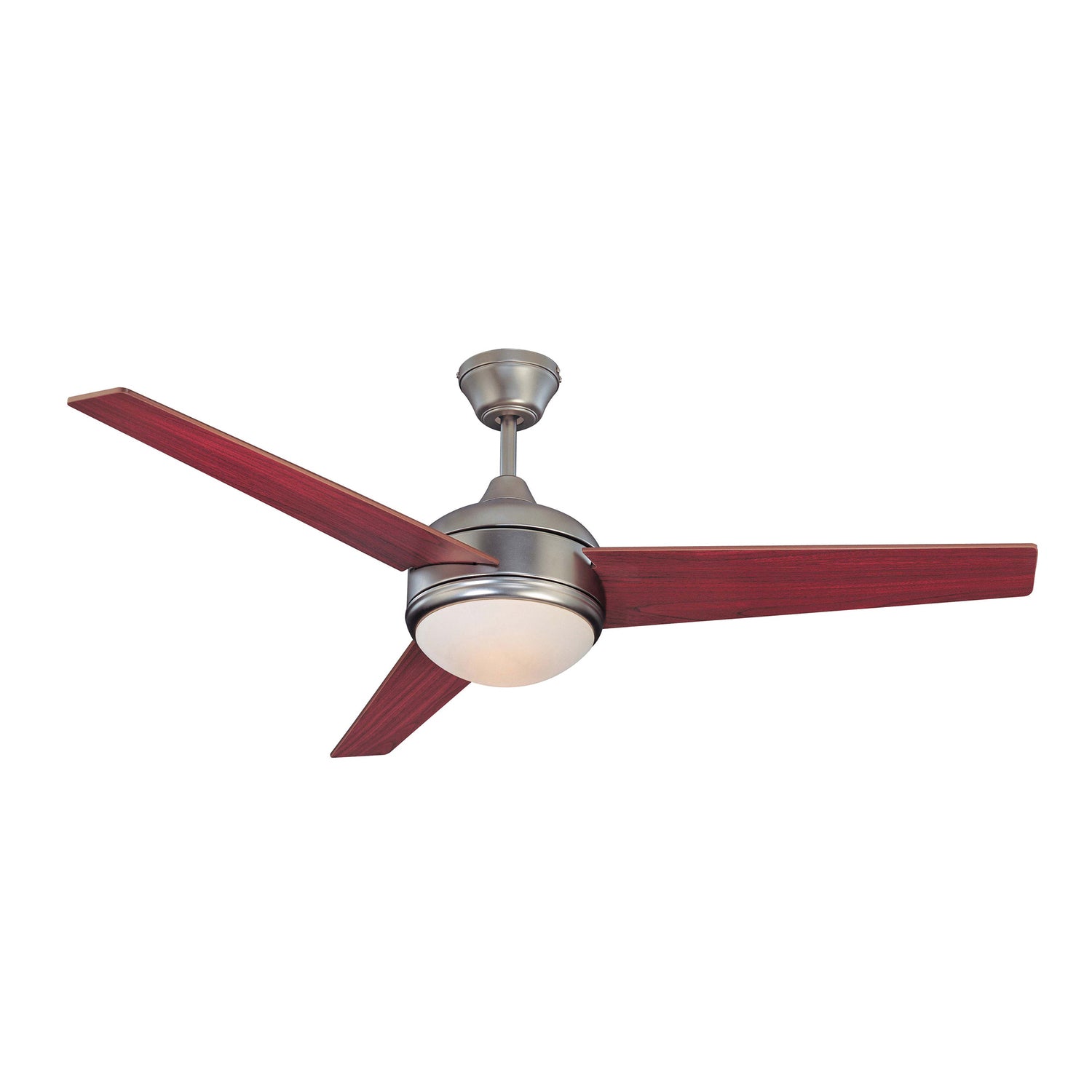 Luminance Concord Fans 52SKY3SN-LED-90CRI 52 Inches Skylark 3 Blade Fan - Frosted Opal Glass - with Satin Nickel Finish