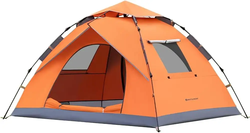 In Stock 79*61*50in 2 3 Person Camping Tent Outdoor Hiking Family Cheap Tents Waterproof For Retail