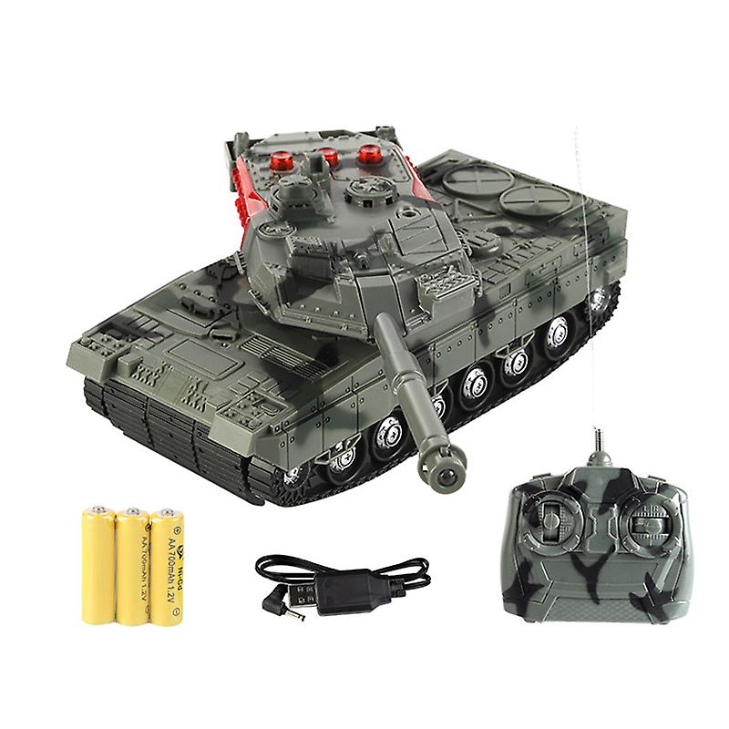 Remote Control Programmable Crawler Tank， Sound Effects Military Tank Toy