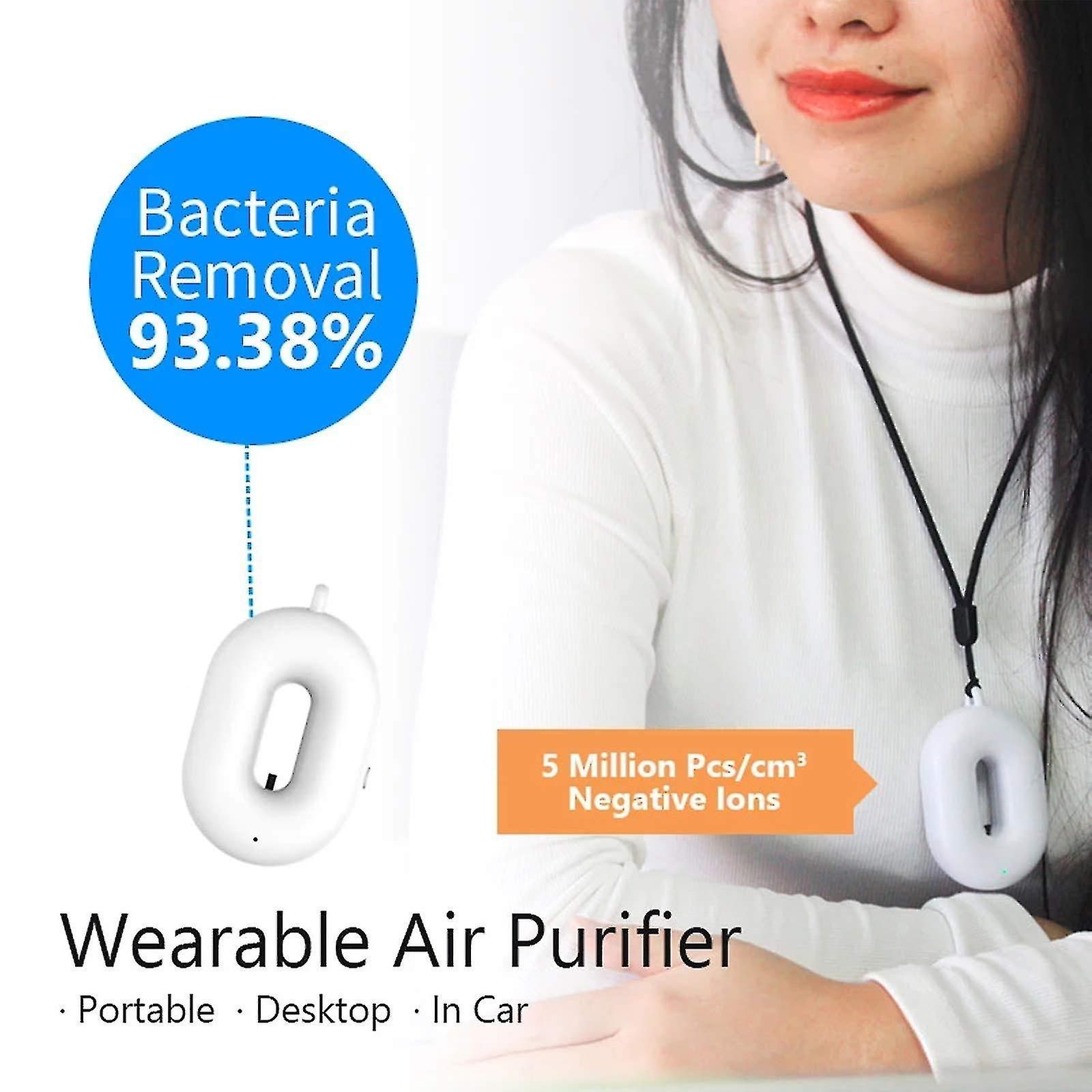 Air Purifier Necklace Wearable Negative Ion Generator For Kids Adults Car