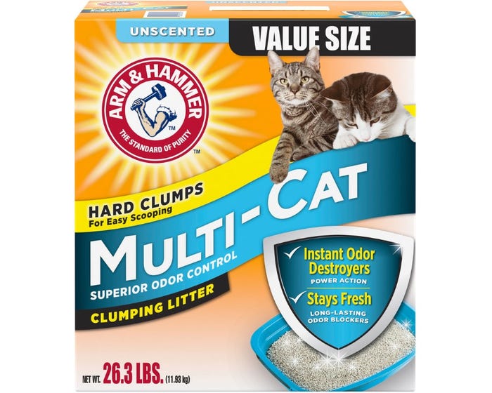 Arm  Hammer Multicat Litter Unscented - 2304