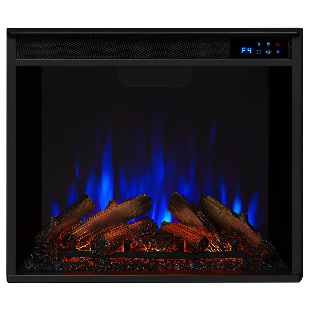 Real Flame Churchill 51 in. Corner Media Console Electric Fireplace in Dark Espresso 3750E-DE